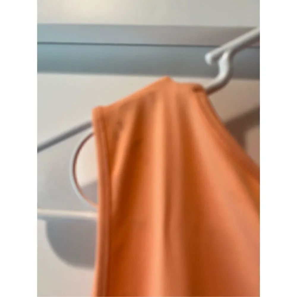Ruby Rd. Orange tank with silver collar details - Picture 6 of 9